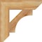 Ekena Millwork Westlake Slat Rough Sawn Bracket, Western Red Cedar, 4"W x 18"D x 18"H BKT04X18X18WTL06RWR - alternate 4